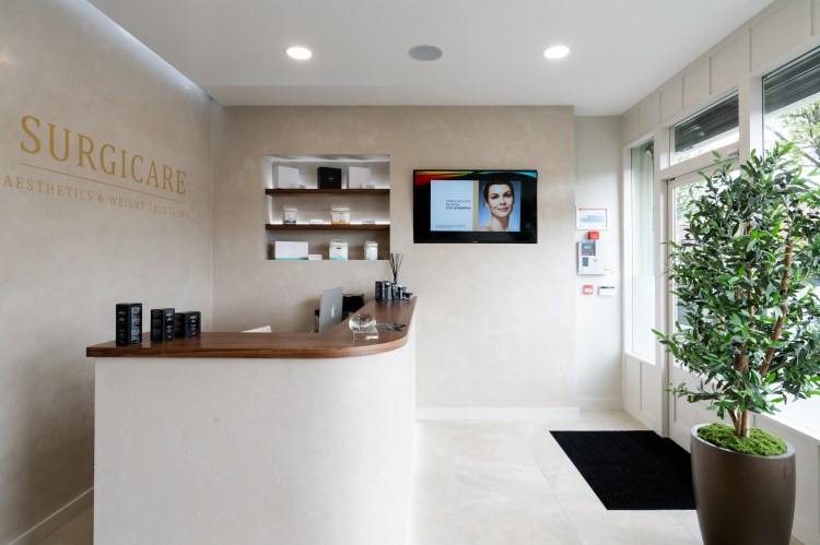 Surgicare reception area